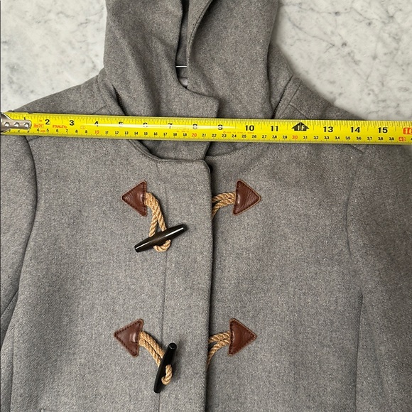 J. Crew Women's Wool Blend Melton Toggle Coat Jacket in Gray - Picture 6 of 12